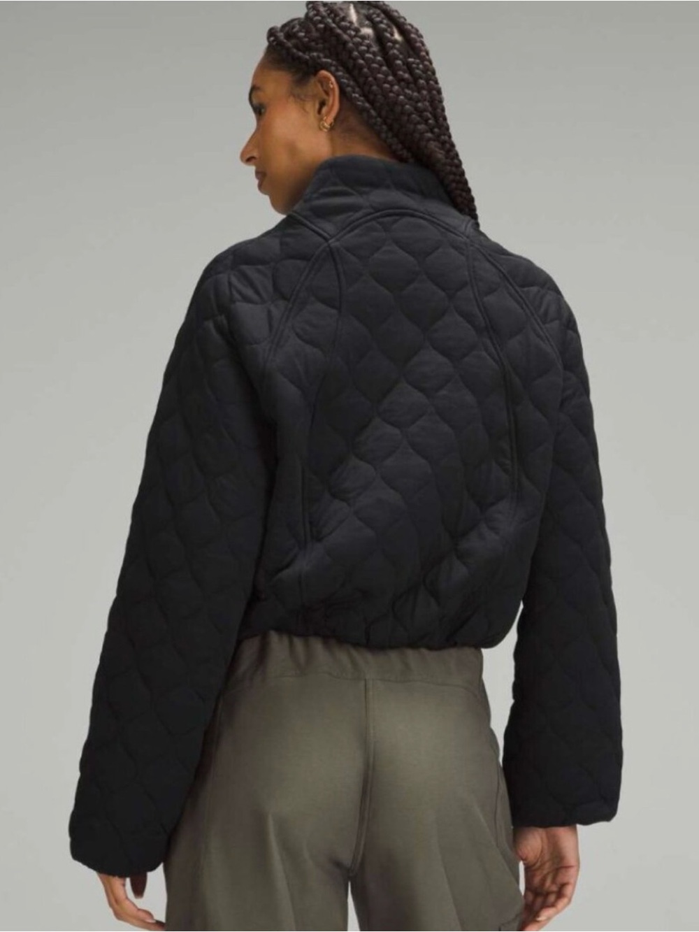 lululemon athletica Quilted Bomber Jacket - Black - Picture 2 of 8